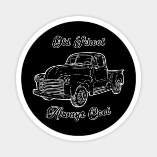 Old School Truck, Vintage, Classic Car Magnet